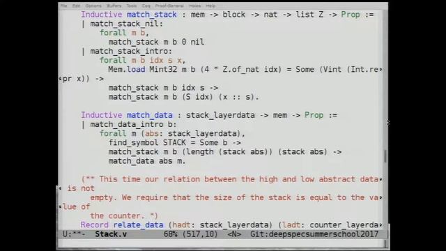 DeepSpec Summer School, Part 31, Shao & Koenig (July 25, 2017) смотреть онлайн