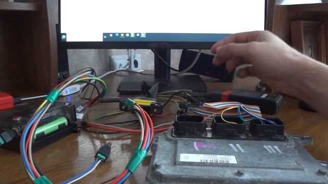 Диагностика эбу Honda "на столе" с помощью Launch x431 смотреть онлайн