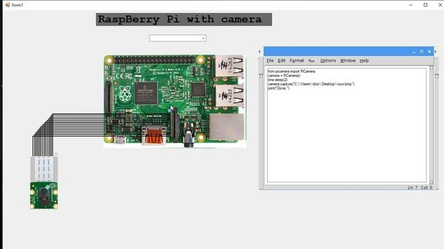simulation of raspberry pi board with cam | dummy simulation of raspberry pi with web cam смотреть онлайн