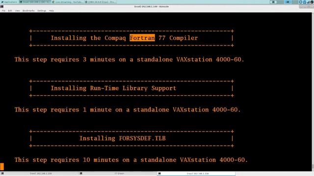 Continuing setup the new emulated VAX (SimH) with OpenVMS 7.3 смотреть онлайн
