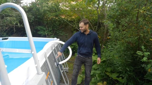 ПОСТРОИЛИ СВОЙ БАС | Как собрать каркасный бассейн Bestway смотреть онлайн