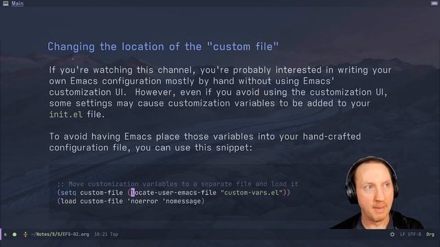 The 6 Emacs Settings Every User Should Consider смотреть онлайн