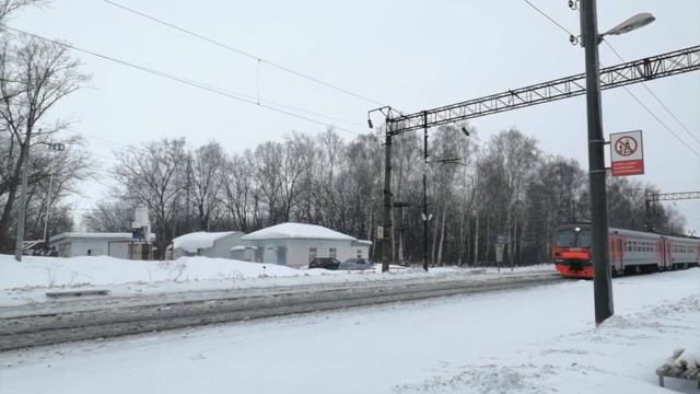 Электропоезд ЭД9М-0080 сообщением Рязань-2 - Ряжск-1 смотреть онлайн