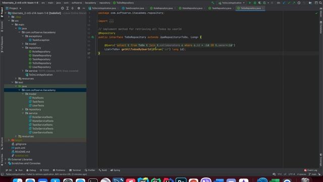 Team#6 presentation for 14 Sprint task on SoftServe IT Academy (Java Online Marathon) смотреть онлайн