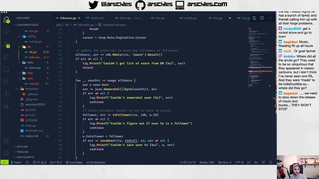 It's Friday. Let's hang out and code a twitch bot with Go & JS. Say hi in chat! смотреть онлайн