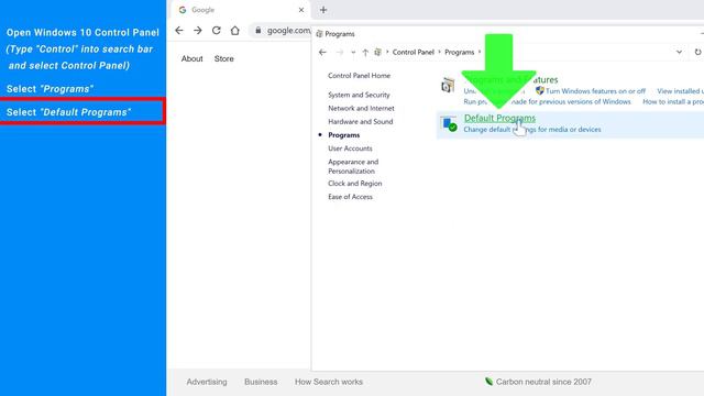 HOW TO MAKE CHROME THE DEFAULT BROWSER (Windows 10) смотреть онлайн