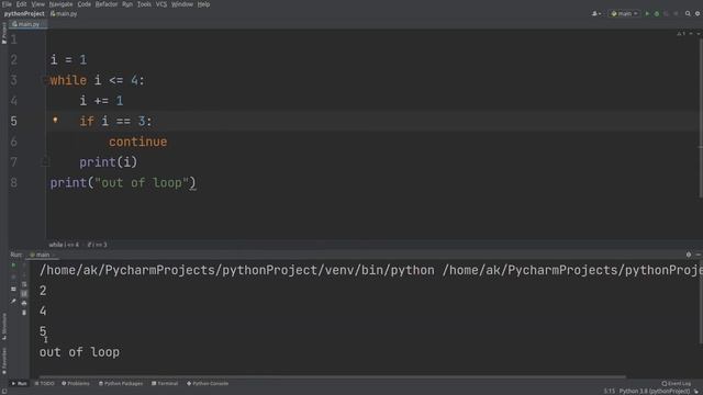 Break and Continue in Python смотреть онлайн