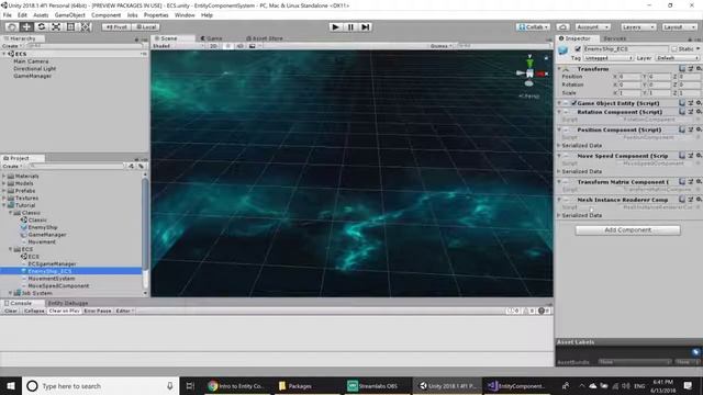 Intro to Unity Entity Component System and C# Job System смотреть онлайн