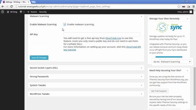 iThemes Security para WordPress: Escaneo de Malware смотреть онлайн