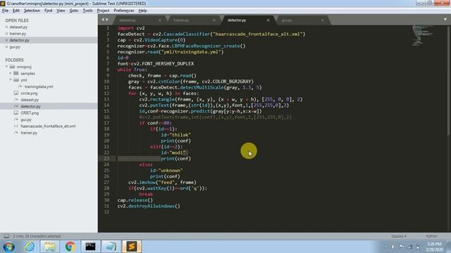 Face recognition system along with GUI #python #opencv #LBPHalgorithm смотреть онлайн