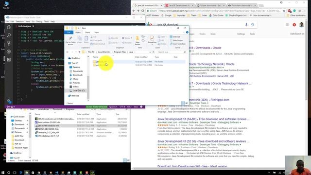 Java installation on Windows(10) PC смотреть онлайн