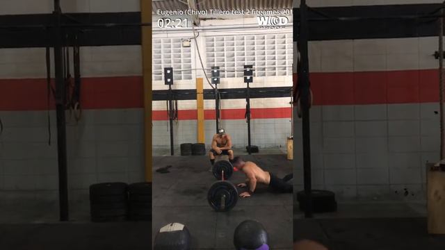 Eugenio El Chivo Tillero fit games 2019 WOD 2 смотреть онлайн