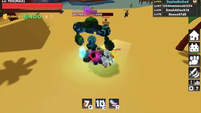 RPG Simulator *NEW World 1 Server Boss* (Temple Golem) смотреть онлайн