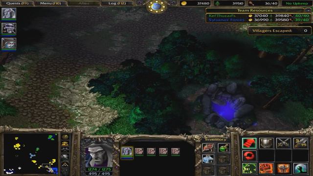 Warcraft 3: Frozen Throne - Undead Campaign #1 - King Arthas смотреть онлайн