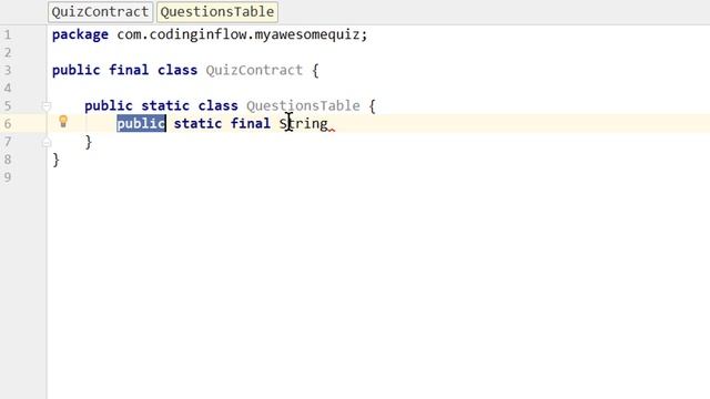Multiple Choice Quiz App with SQLite Integration Part 2 - MODEL AND CONTRACT CLASS -Android Tutoria смотреть онлайн