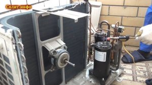 разборка инверторного компрессора сплит-системы