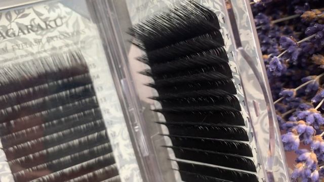 Ресницы Nagaraku Миксы на ленте изгиб N, толщина 0.07 смотреть онлайн