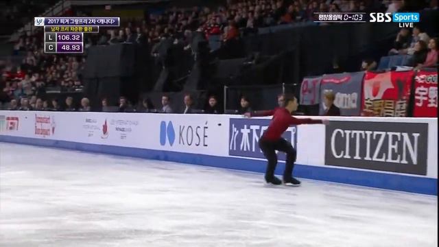 2017 Skate Canada Men LP Patrick Chan Hallelujah by Leonard Cohen смотреть онлайн