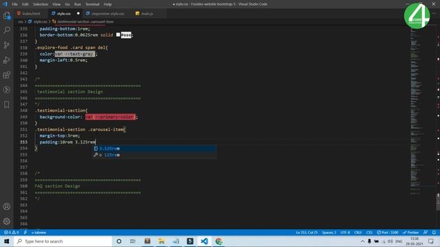 Responsive Food And Restaurant Website Using Bootstrap 5 | Bootstrap 5 Responsive Website Design #2 смотреть онлайн