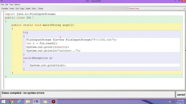 File Handling in JAVA Part 3 смотреть онлайн