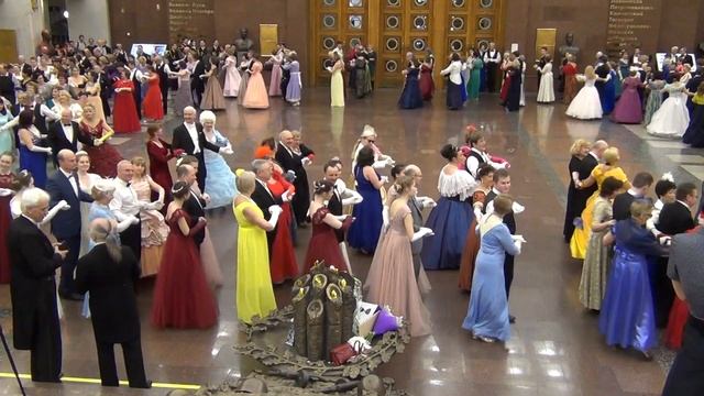 Традиционный весенний бал в ЦМВС Москва 30-03-2019 смотреть онлайн