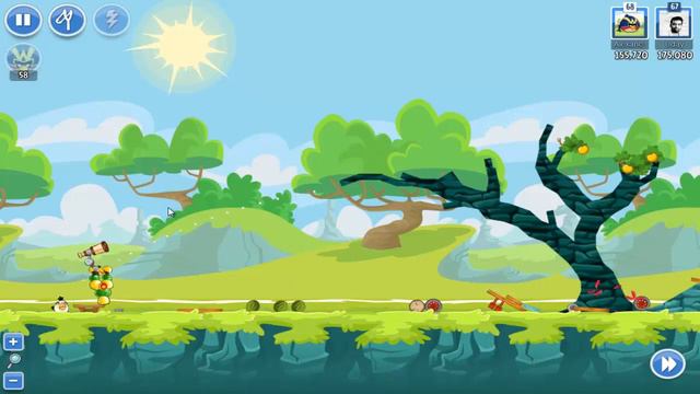 Angry Birds Friends Tournament week 205 Level 1 | power up HighScore ( 175.720 k ) смотреть онлайн