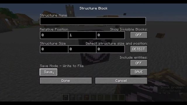 Minecraft Structure Block Tutorial - 1.16.5