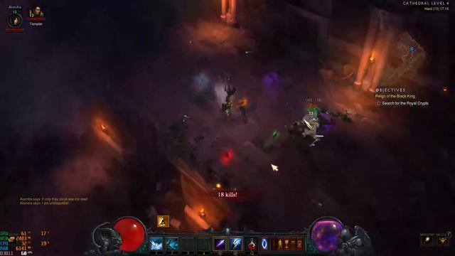Diablo 3 starter edition Skeleton run R1 WIZARD смотреть онлайн