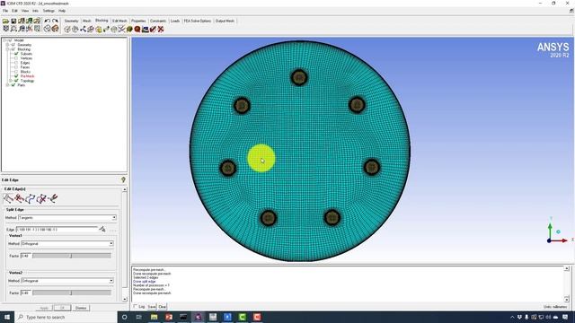 New mesh improvement tool in ICEMCFD Hexa смотреть онлайн