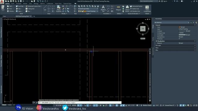 DETAILING Part 3 (Roof Framing Plan) in AutoCAD Architecture 2023 смотреть онлайн