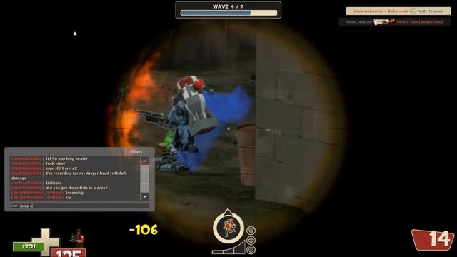 Team Fortress 2 Fully Upgraded with damage AWPER HAND (Mann Vs. Machine) смотреть онлайн