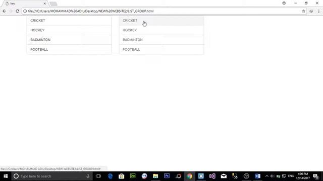 CREATING LISTS AND LIST GROUPS USING BOOTSTRAP (URDU / HINDI) смотреть онлайн