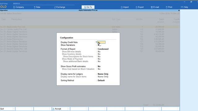 Tally Add On : Display Credit Note in Sales & Debit Note in Purchase Register in TallyPrime смотреть онлайн