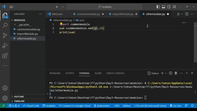 Python Day 03 : Modules смотреть онлайн