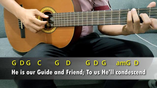 Come Christians Join to Sing (hymn) | Easy Simple Guitar Chords смотреть онлайн