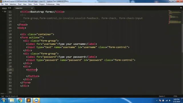 Free Frontend Web Development course in Urdu - Class 31 - Learn Bootstrap form смотреть онлайн