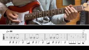 [TAB譜] Dirty Girl/Y&T Guitar riff [ギター]