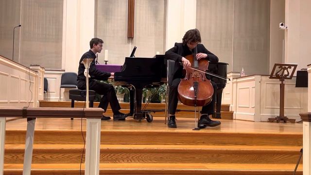 Saint-Saens Cello Concerto #1 in A minor (Newark United Methodist Church) смотреть онлайн