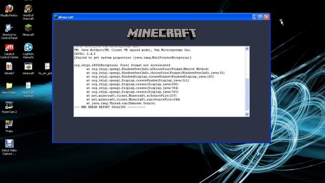 Open GL / Video Driver FIX: MINECRAFT смотреть онлайн