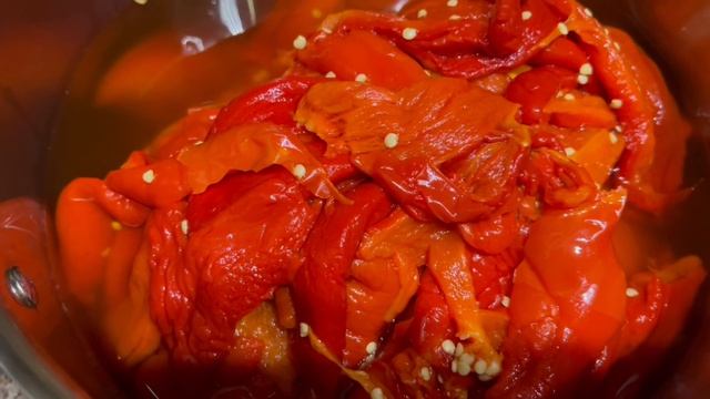 Простой рецепт АЙВАР - запеченный перец на зиму, консервация и заготовки смотреть онлайн