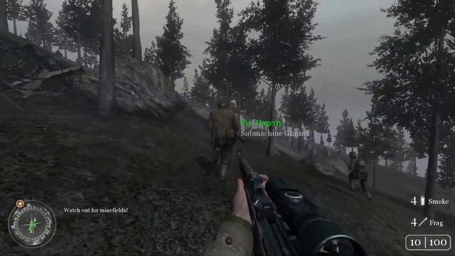 Call of Duty 2 | First time playing #23 | Rangers Lead The Way (No commentary playthrough) смотреть онлайн
