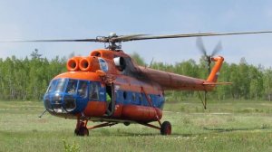 Посадка Вертолёта из СССР  Ми-8Т