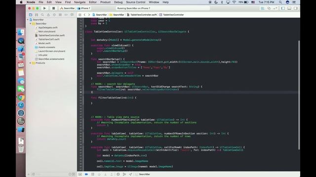 iOS Tutorial SearchBar in TableView - Filter Your Array of Model Objects in Swift 3 смотреть онлайн