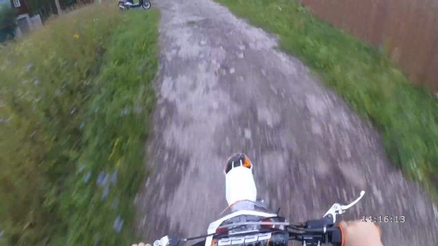 Покатушки на питбайке SSSR Atom 125 17/14 #1 смотреть онлайн