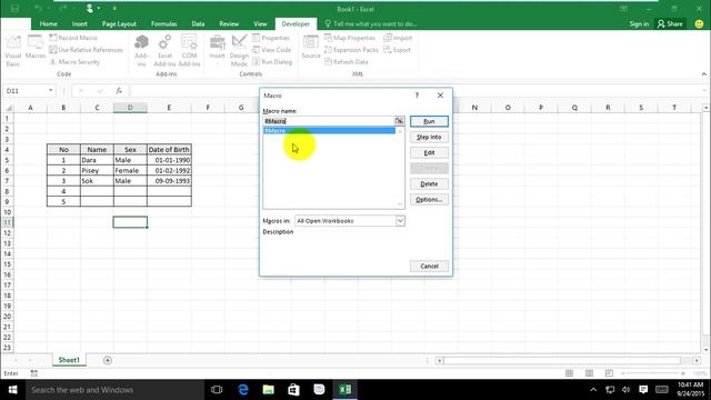 Record macros and view macros vba code in excel 2016 смотреть онлайн