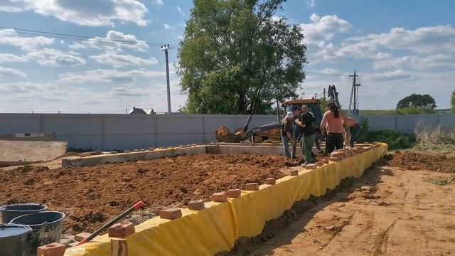 Продолжение строительства мелкозаглубленных фундаментов смотреть онлайн