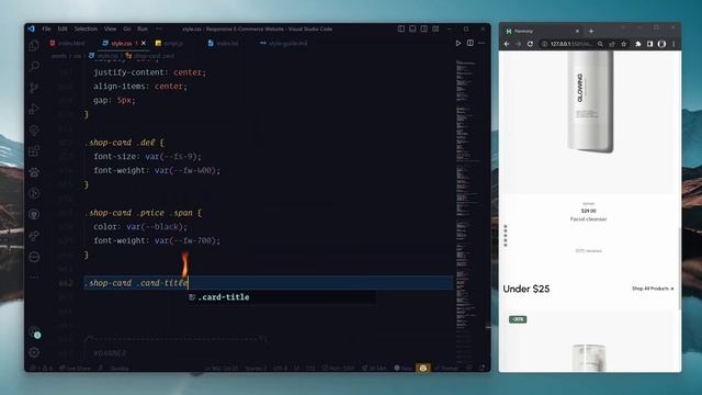 How To Create an E-Commerce Website Using HTML, CSS & JS from Scratch ?️? смотреть онлайн