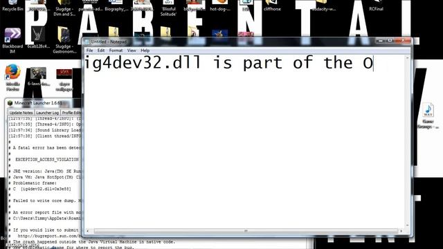 Minecraft hs_err_pid and EXCEPTION_ACCESS_VIOLATION cause on older computers смотреть онлайн