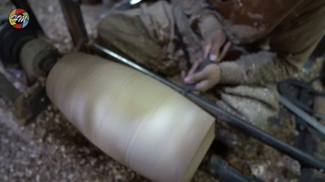Amazing Making Process Wooden Dholak/Dhol By Talented Hands | Musical Wooden Drum Building.