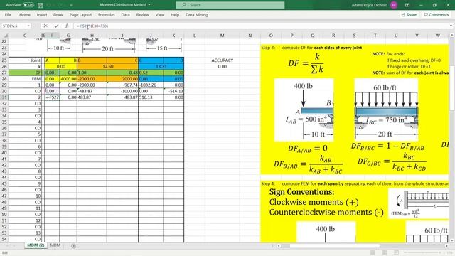 5 Excel Automated Carry-Over Moment смотреть онлайн